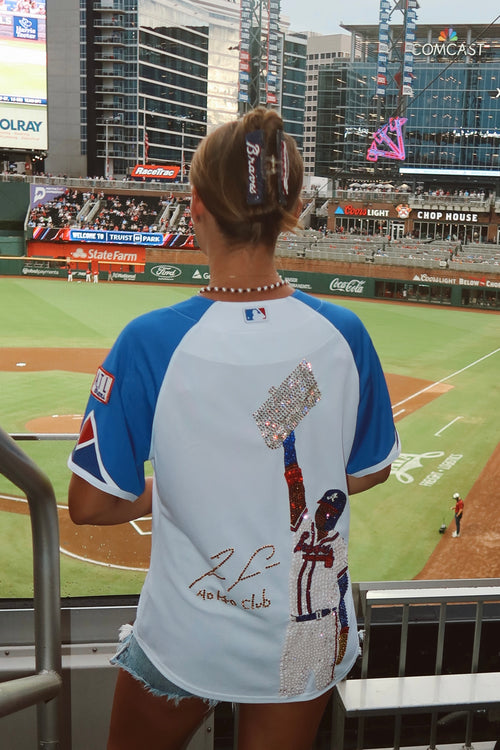 Custom Player Illustration Bling Jersey